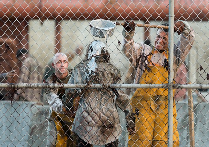 AMC's 'The Walking Dead,' Season 7, Episode 11, Molten metal walker